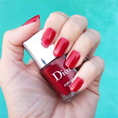 dior nail polish red smile|dior fortune nail polish.